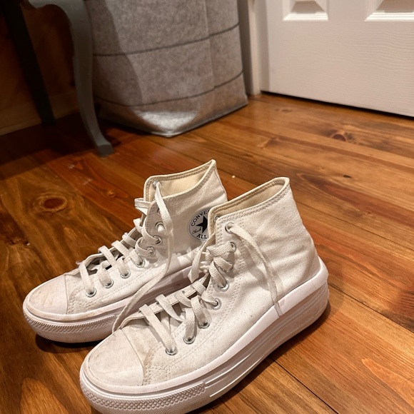 platform white converse - Picture 3 of 4